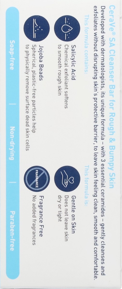 slide 2 of 9, CeraVe Salicylic Acid SA Cleanser Bar 4.5 oz, 4.5 oz
