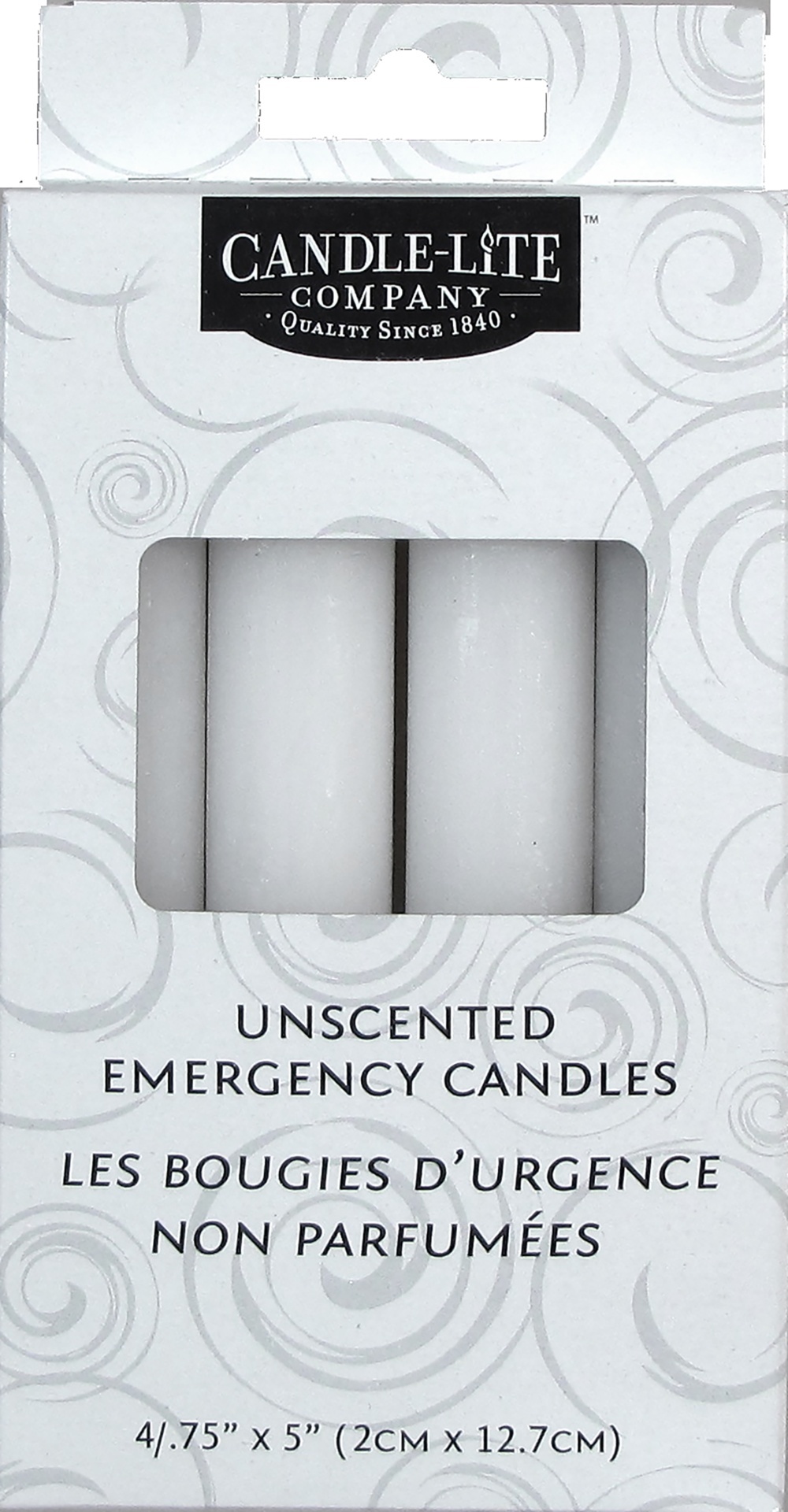 slide 1 of 1, Candle Emergency, 4 ct; 5 inch