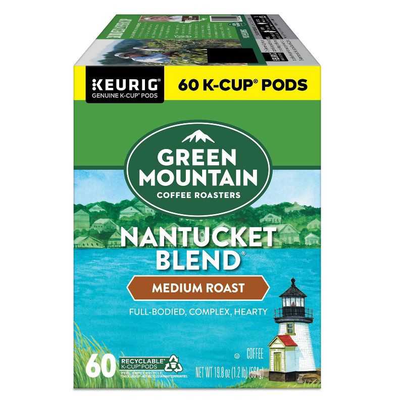 slide 8 of 11, Green Mountain Coffee Nantucket Blend Coffee Pods - Medium Roast - 60ct/19.8oz, 60 ct, 19.8 oz
