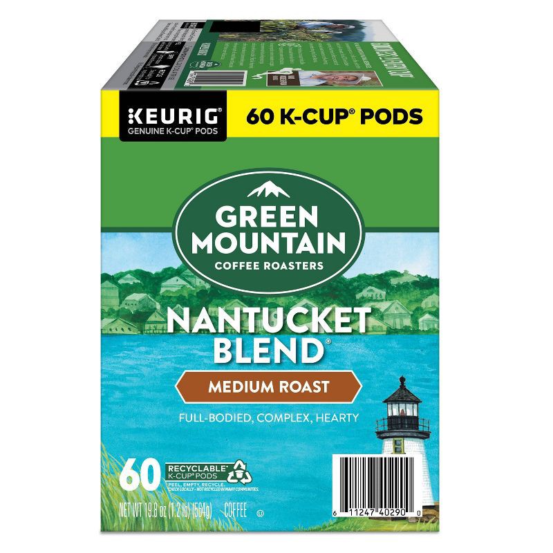 slide 11 of 11, Green Mountain Coffee Nantucket Blend Coffee Pods - Medium Roast - 60ct/19.8oz, 60 ct, 19.8 oz
