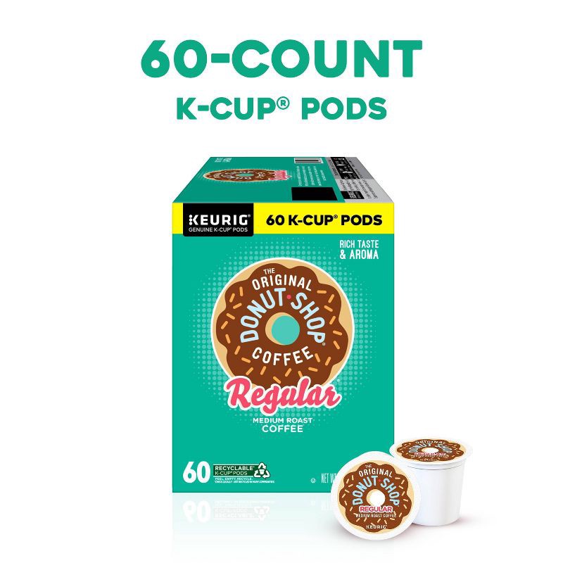 slide 2 of 17, The Original Donut Shop Regular Coffee Pods - Medium Roast - 60ct/23.4oz, 60 ct, 23.4 oz