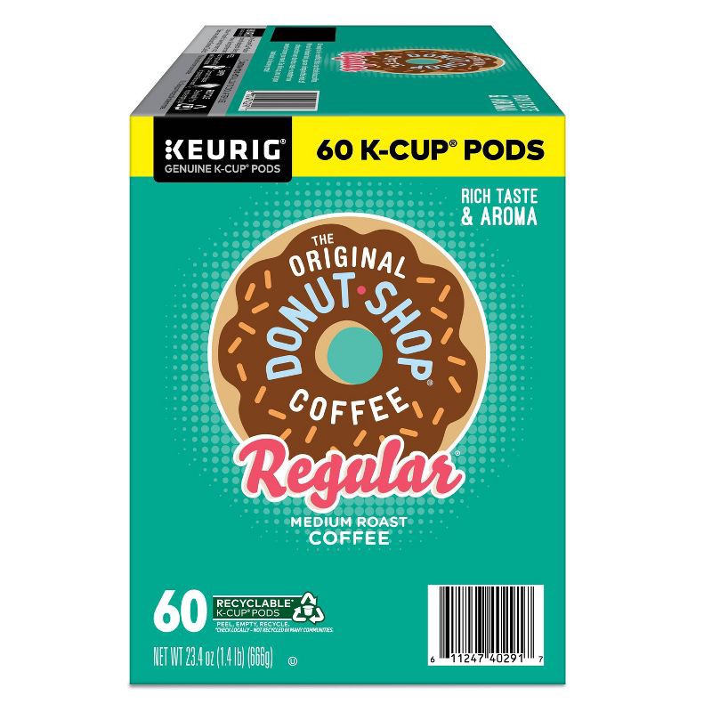 slide 17 of 17, The Original Donut Shop Regular Coffee Pods - Medium Roast - 60ct/23.4oz, 60 ct, 23.4 oz
