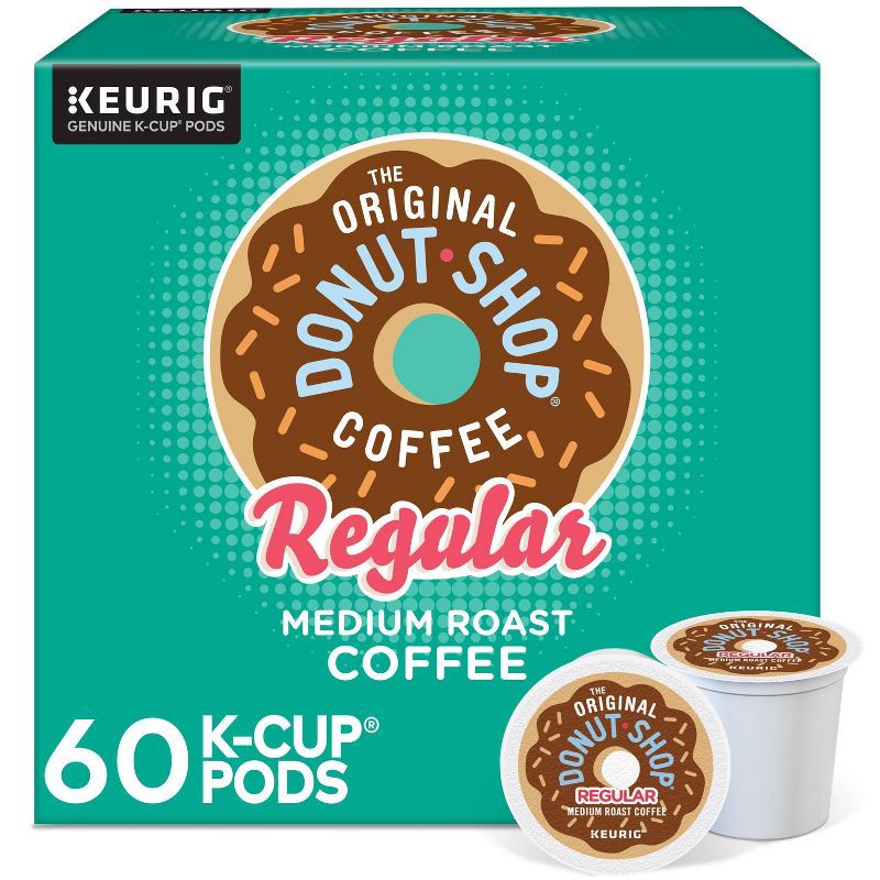slide 1 of 17, The Original Donut Shop Regular Coffee Pods - Medium Roast - 60ct/23.4oz, 60 ct, 23.4 oz