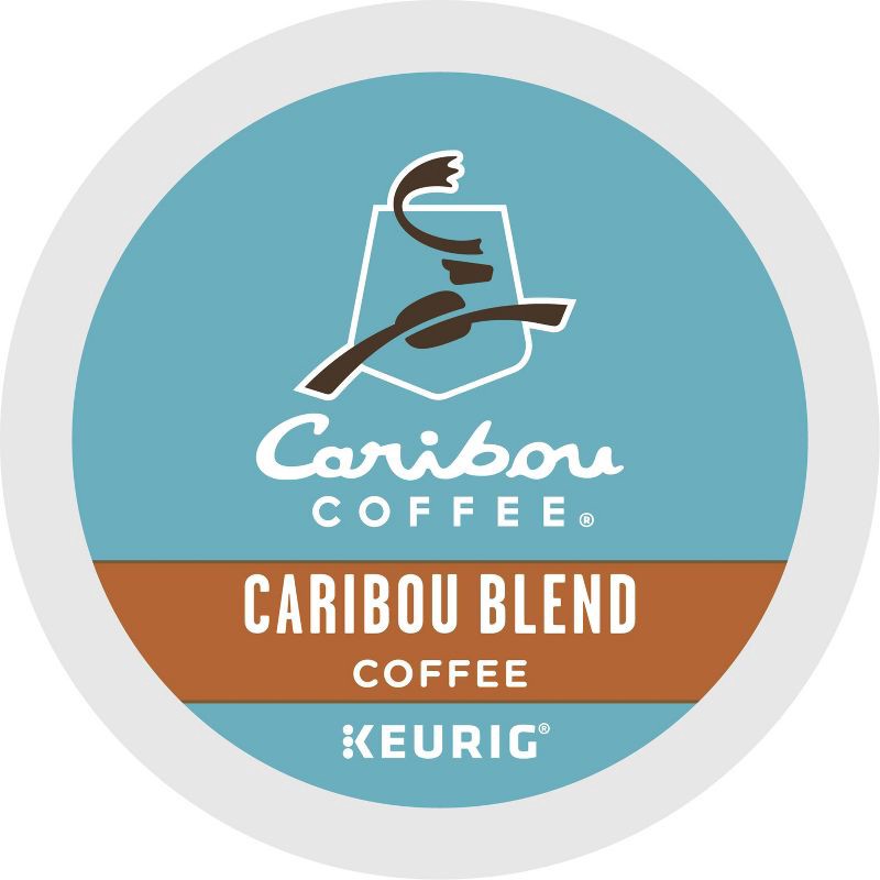slide 7 of 11, Caribou Coffee Caribou Blend Medium Roast Coffee Keurig K-Cup Pods - Medium Roast - 60ct/24.1oz, 60 ct, 24.1 oz
