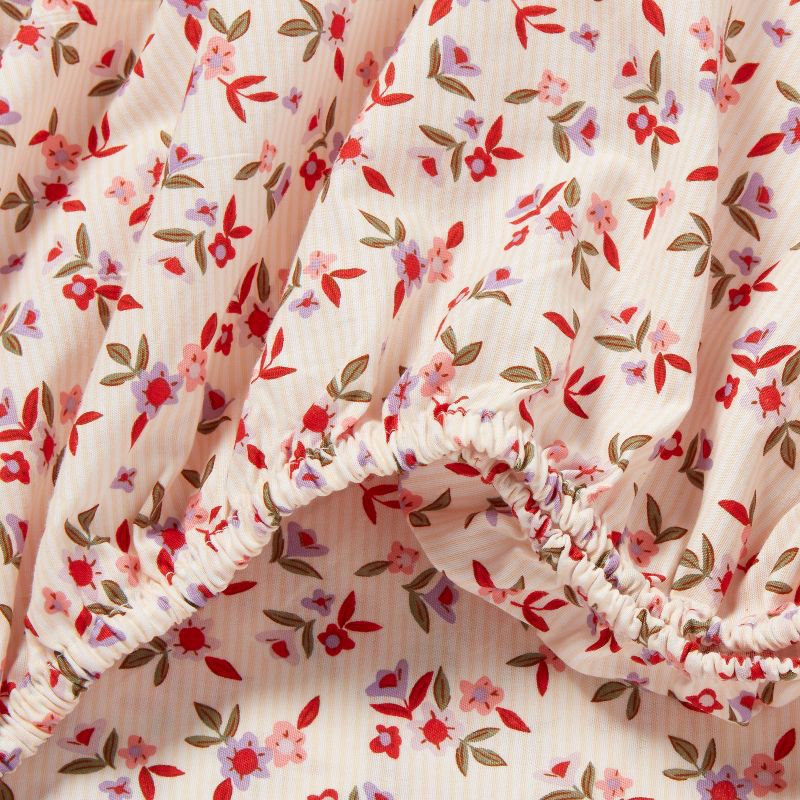 slide 4 of 4, Twin Ditzy Flower Kids' Cotton Sheet Set - Pillowfort™, 1 ct