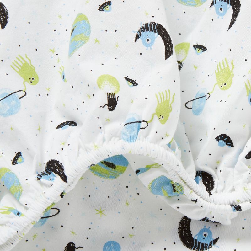 slide 4 of 4, Twin Space Kids' Cotton Sheet Set - Pillowfort™, 1 ct