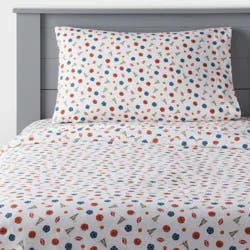 Twin Boy Sport Kids' Cotton Sheet Set - Pillowfort™