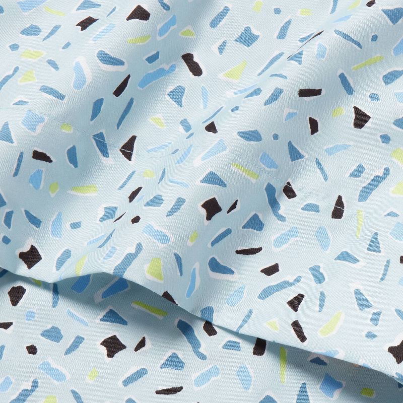 slide 3 of 4, Twin Blue Terrazzo Kids' Sheet Set - Pillowfort™, 1 ct