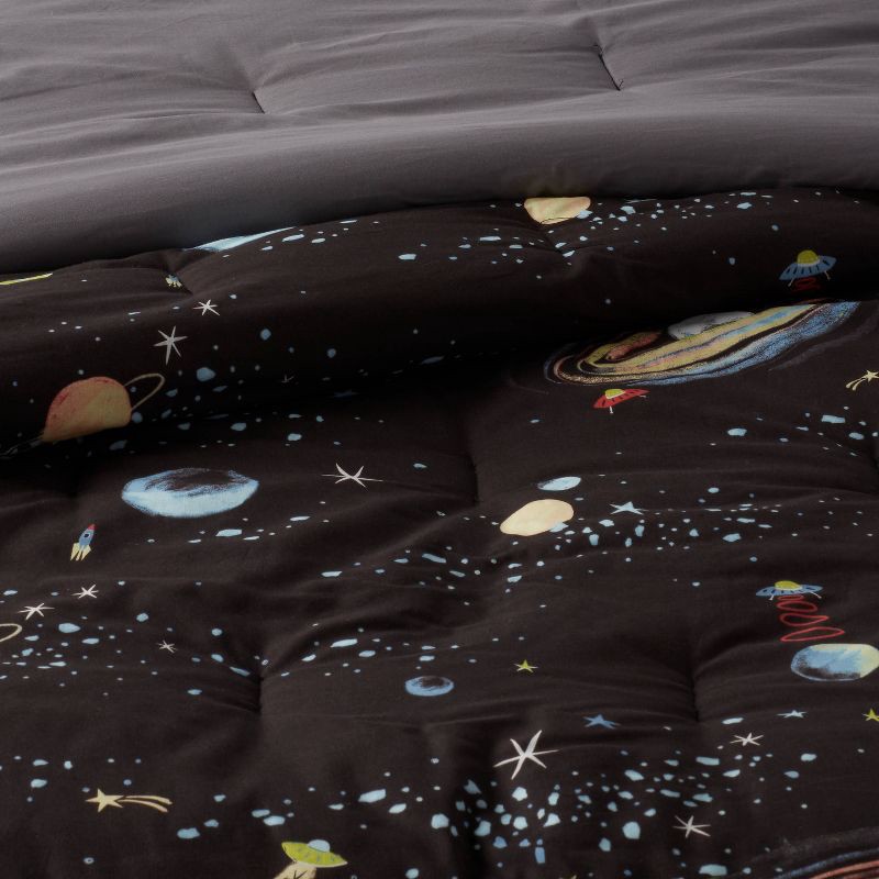 slide 3 of 5, Full/Queen Space Kids' Comforter Set - Pillowfort™, 1 ct