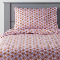Full Purple Flowers Kids' Sheet Set - Pillowfort™