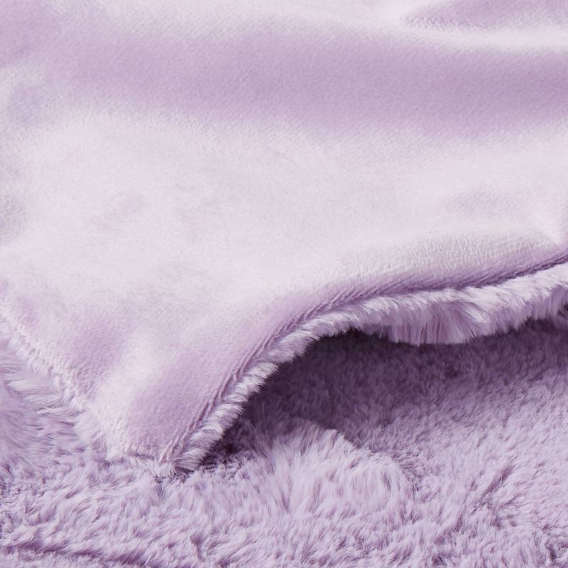 slide 3 of 3, Purple Wave Kids' Plush Throw Blanket - Pillowfort™, 1 ct