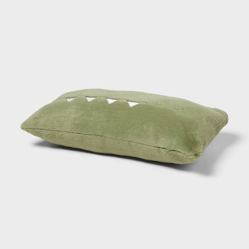 slide 3 of 4, Alligator Kids' Decorative Bed Pillow - Pillowfort™, 1 ct
