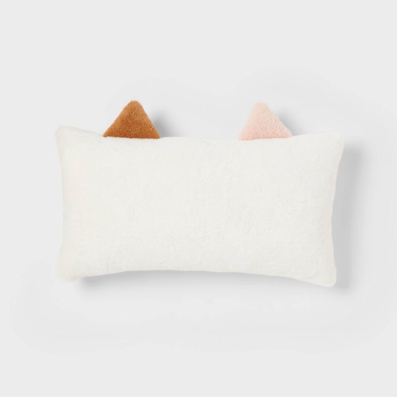 slide 4 of 4, Cat Kids' Decorative Bed Pillow - Pillowfort™, 1 ct