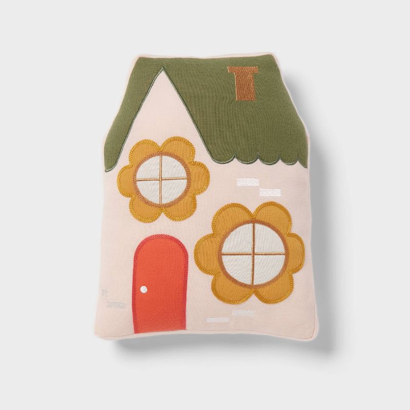 slide 1 of 3, House Kids' Decorative Pillow - Pillowfort™, 1 ct