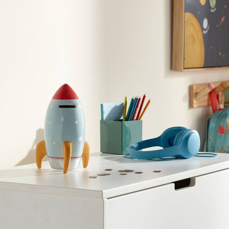 slide 2 of 4, Space Ship Piggy Bank - Pillowfort™, 1 ct