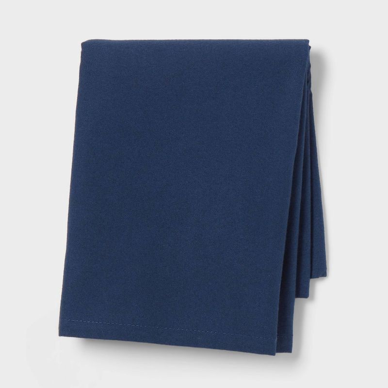 slide 1 of 3, Standard Kids' Cotton Pillowcase Navy - Pillowfort™, 1 ct