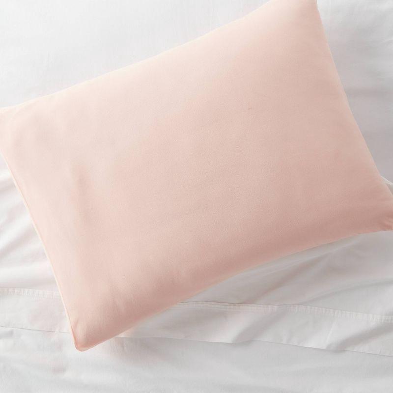 slide 2 of 3, Standard Kids' Cotton Pillowcase Pink - Pillowfort™, 1 ct