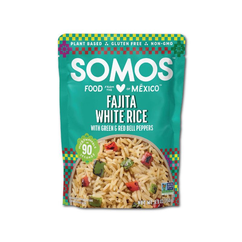 slide 1 of 6, SOMOS FOODS Somos Fajita White Rice - 8.5oz, 8.5 oz