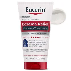 Eucerin Eczema Relief Flare-Up Treatment - 5oz: Moisturizing, Whole Body, Squeeze Bottle, Contains Ceramides