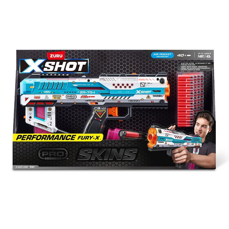 slide 2 of 8, XSHOT Pro Fury-X Toy Dart Blaster by ZURU, 1 ct