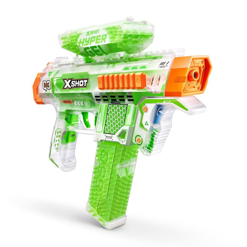 slide 4 of 9, XSHOT Hyper Gel Trace Fire Toy Dart Blaster by ZURU, 1 ct