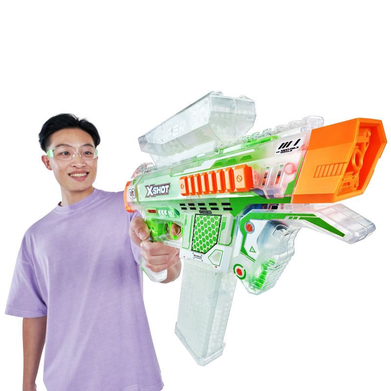 slide 8 of 9, XSHOT Hyper Gel Trace Fire Toy Dart Blaster by ZURU, 1 ct