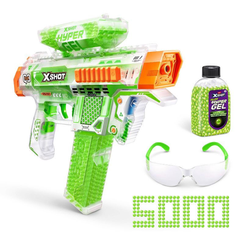 slide 1 of 9, XSHOT Hyper Gel Trace Fire Toy Dart Blaster by ZURU, 1 ct