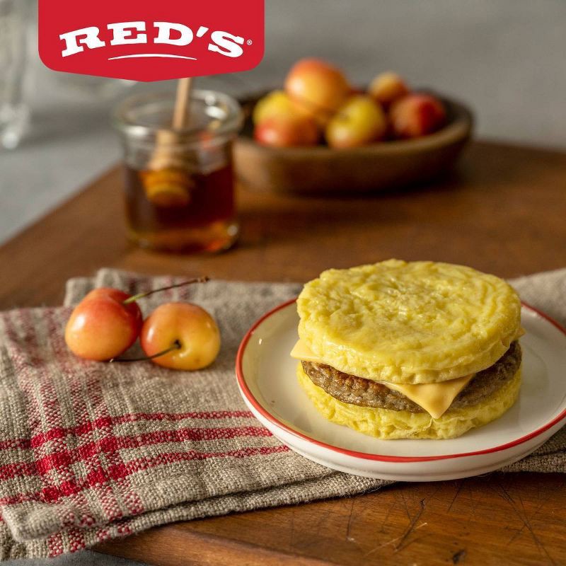 slide 4 of 8, Red's All Natural Frozen Maple Sausage Egg-wich - 7.8oz/2ct, 7.8 oz, 2 ct