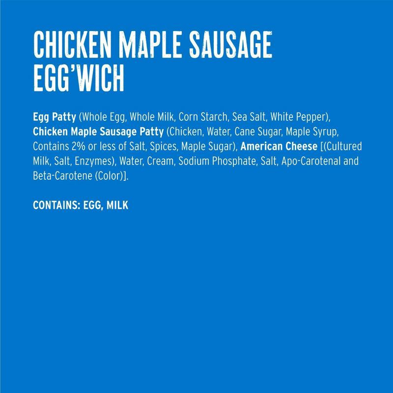 slide 8 of 8, Red's All Natural Frozen Maple Sausage Egg-wich - 7.8oz/2ct, 7.8 oz, 2 ct