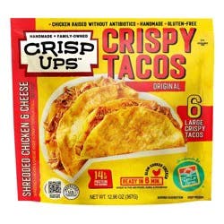 Don Lee Farms Frozen Gluten Free CrispUps Chicken/Cheese Crispy Tacos - 12.96oz