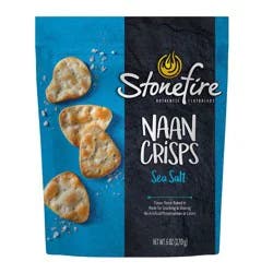 Stonefire Sea Salt Naan Crisps - 6oz