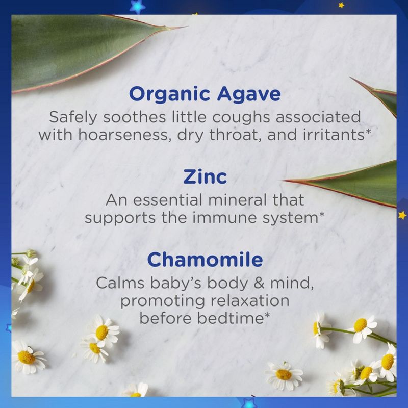 slide 3 of 12, Zarbee's Baby Cough Syrup and Immune with Agave Night Time - 2oz, 2 oz