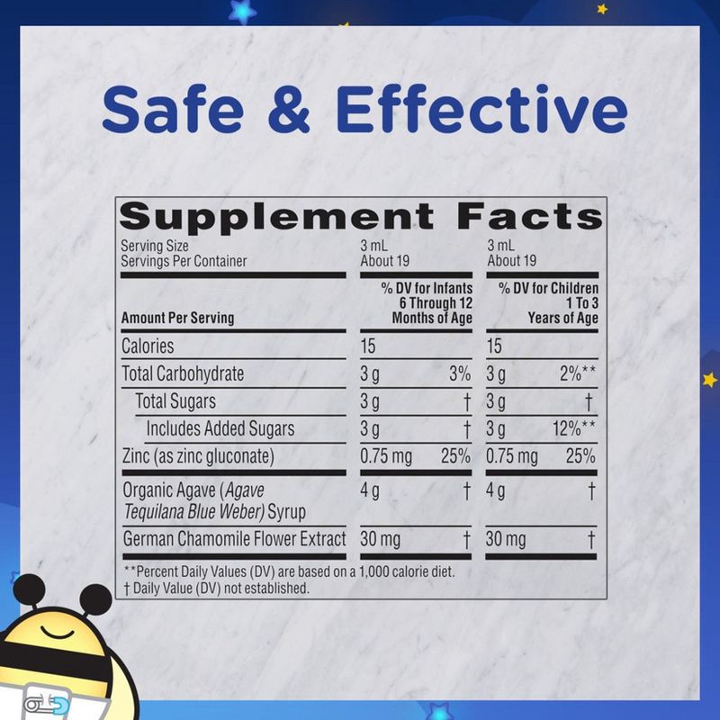 slide 6 of 12, Zarbee's Baby Cough Syrup and Immune with Agave Night Time - 2oz, 2 oz