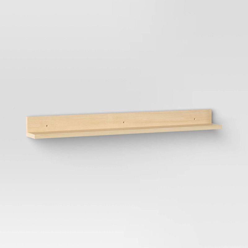 slide 3 of 3, 30" Wall Shelf Picture Ledge Tan - Room Essentials™, 1 ct