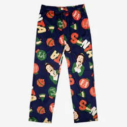 Men's Elf Fleece Pajama Pants - Blue M