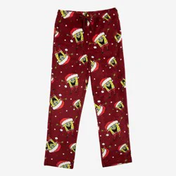 Men's SpongeBob SquarePants Fleece Pajama Pants - Maroon XXL