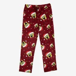 Men's SpongeBob SquarePants Fleece Pajama Pants - Maroon XXL