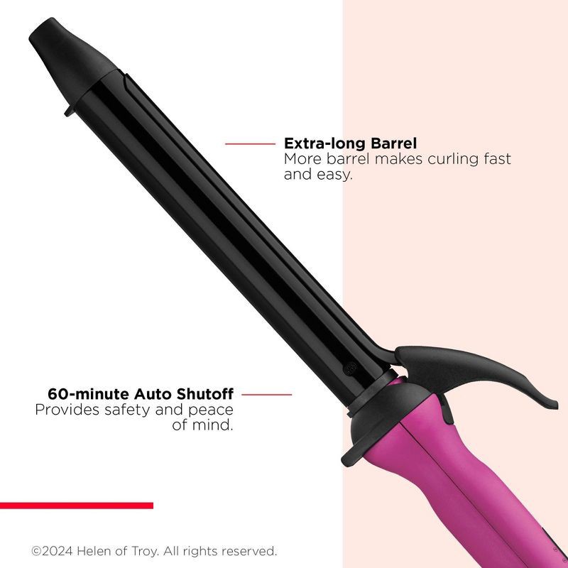 slide 4 of 8, Revlon Easy Heat Precision Hair Curling Iron - 1", 1 ct
