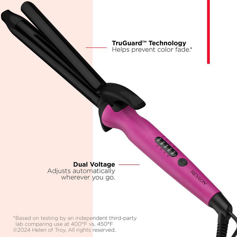 slide 5 of 8, Revlon Easy Heat Precision Hair Curling Iron - 1", 1 ct