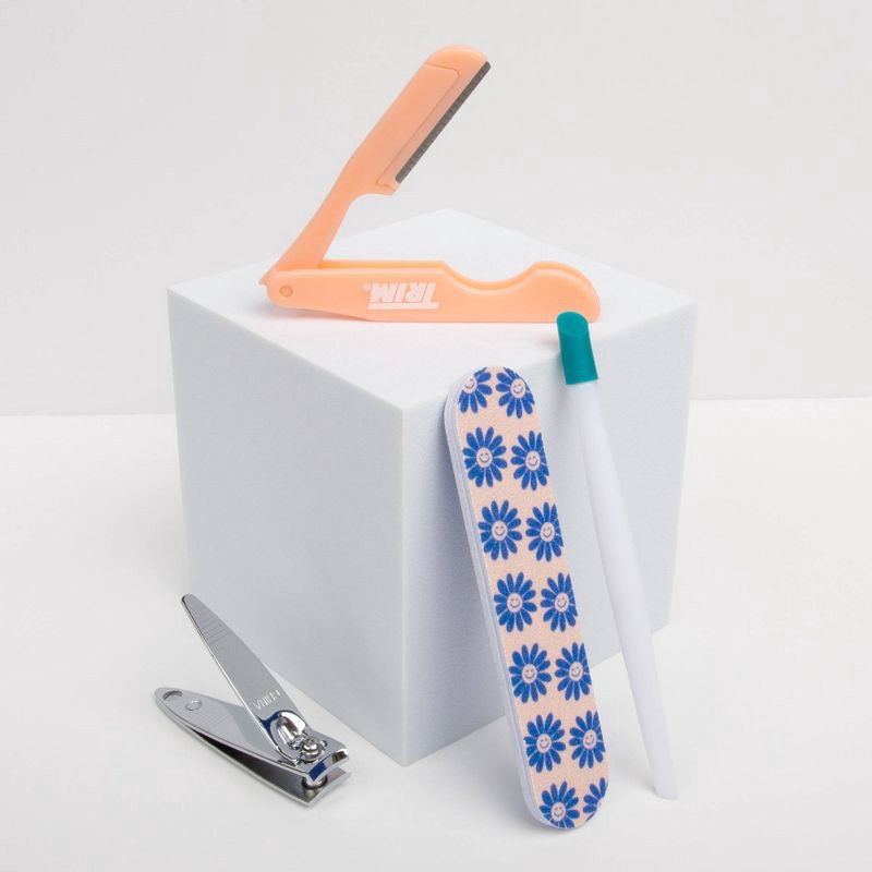 slide 3 of 5, Trim Nail Grooming Set - 4pc, 4 ct