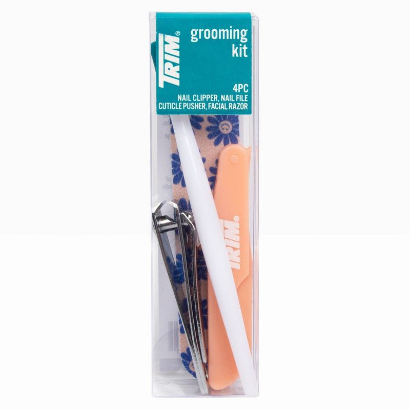 slide 1 of 5, Trim Nail Grooming Set - 4pc, 4 ct