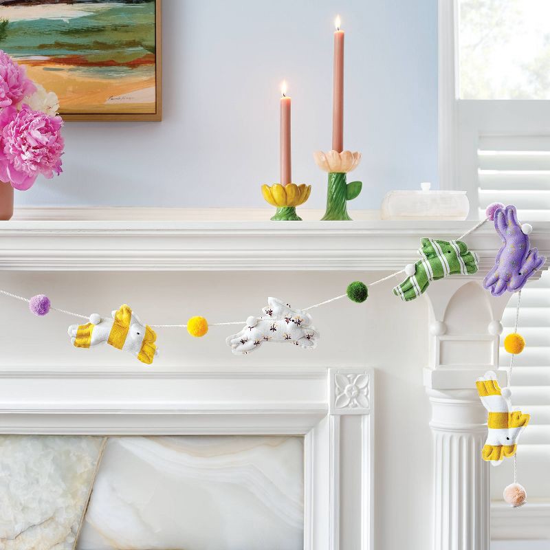 slide 2 of 3, Easter Bunny Garland - Threshold™, 1 ct