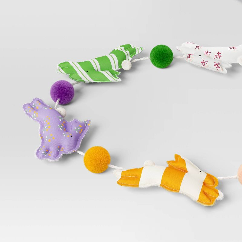 slide 3 of 3, Easter Bunny Garland - Threshold™, 1 ct