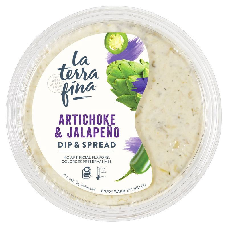 slide 1 of 6, La Terra Fina Artichoke Jalapeno Dip - 10oz, 10 oz