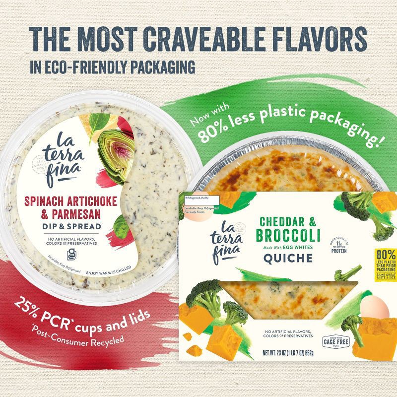 slide 6 of 6, La Terra Fina Spinach Artichoke & Parmesan Dip - 10oz, 10 oz