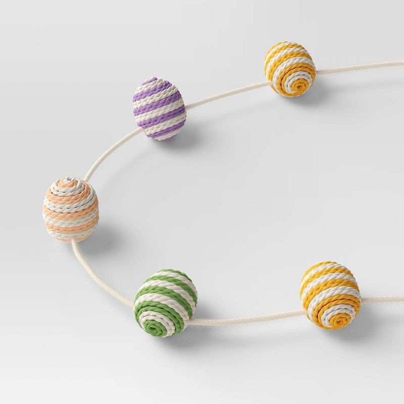 slide 2 of 2, Easter Egg Decorative Garland - Threshold™, 1 ct