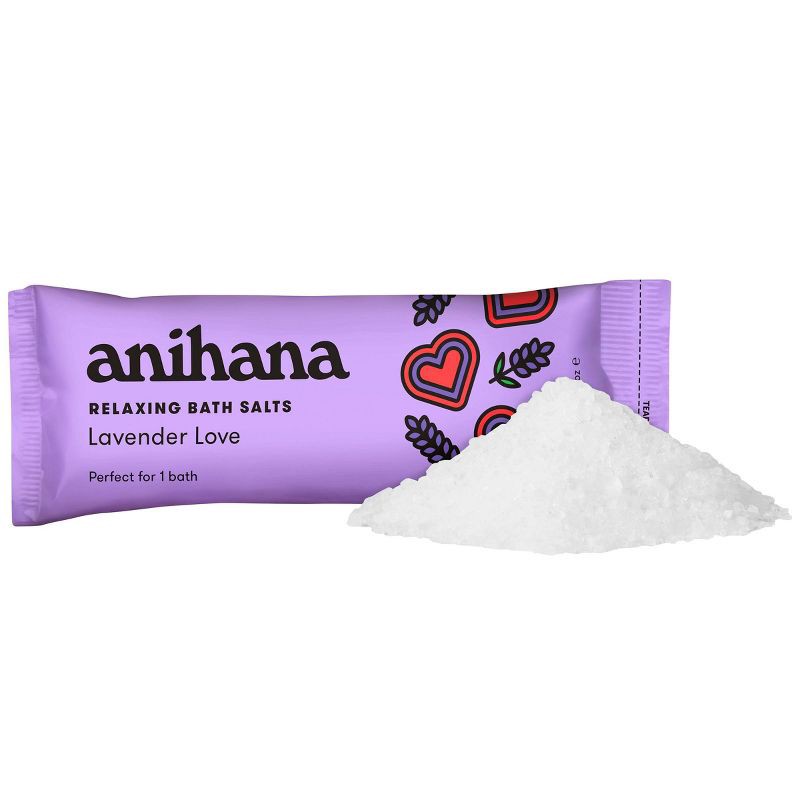 slide 1 of 6, anihana Bath Salt - Lavender, 1 ct