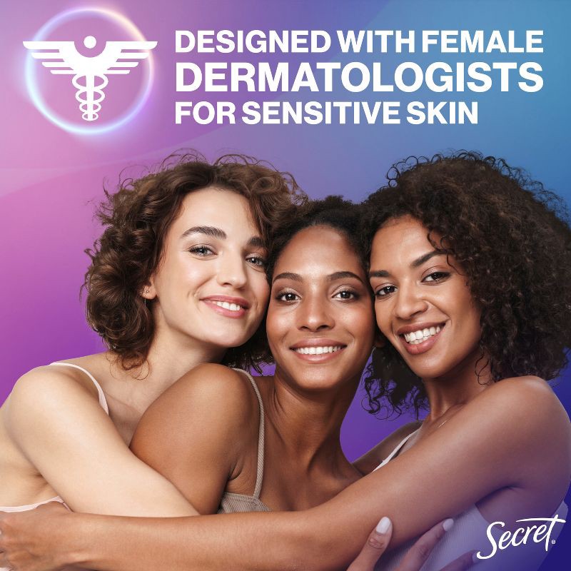 slide 8 of 12, Secret Whole Body Aluminum-Free Mini Deodorant - Travel Size - Peach & Vanilla - 0.5oz, 0.5 oz