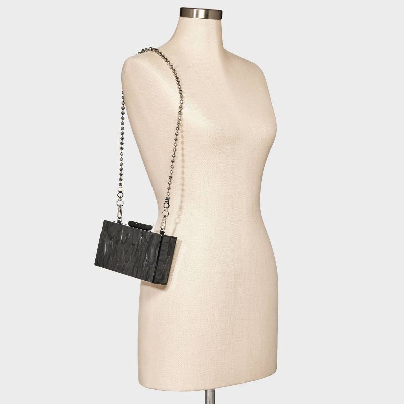 slide 2 of 5, Ball Chain Shoulder Handbag Strap - A New Day™ Silver: Lobster Claw Clasp, Iron & Zinc Alloy, 33.5" Length, 1 ct