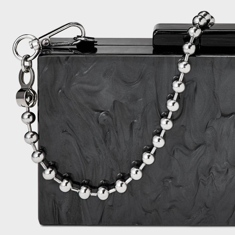 slide 4 of 5, Ball Chain Shoulder Handbag Strap - A New Day™ Silver: Lobster Claw Clasp, Iron & Zinc Alloy, 33.5" Length, 1 ct
